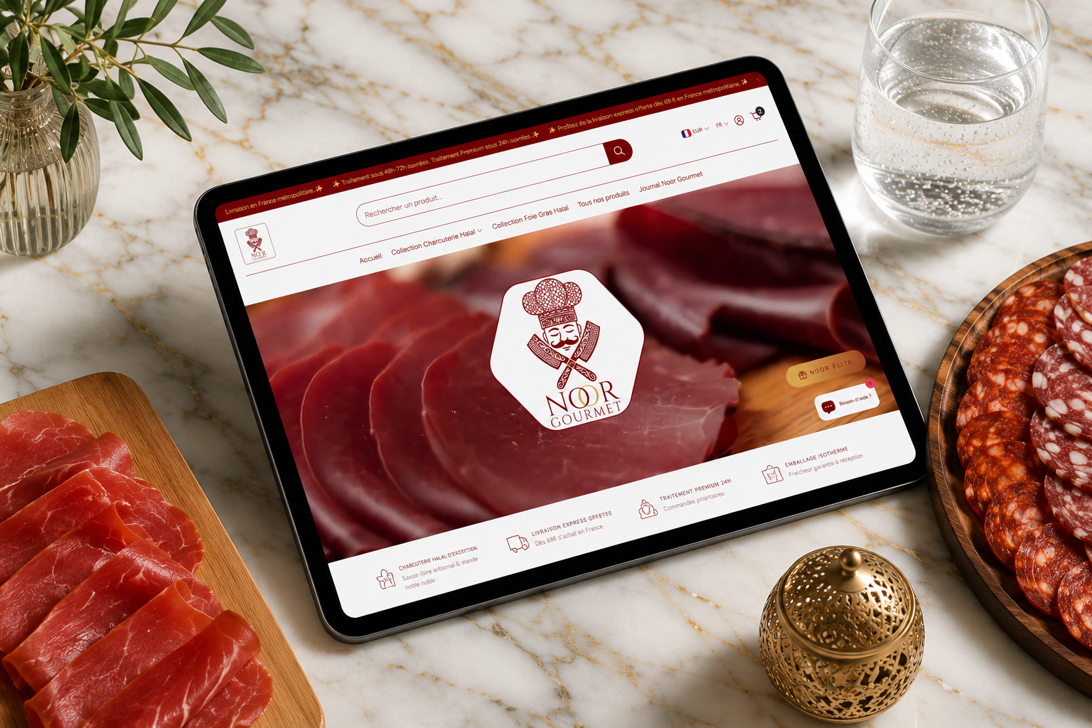Charcuterie Halal en Ligne : comment reconnaître une véritable maison gastronomique