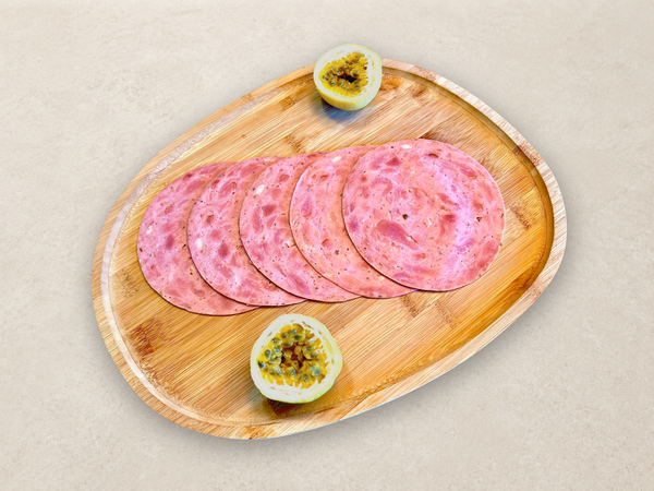Fines tranches de jambon cuit de canard halal aux herbes aromatiques