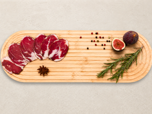 Jambon cru d’agneau halal affiné, charcuterie artisanale