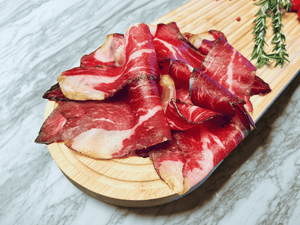 Jambon Cru Halal de Bœuf - vue de dessus 