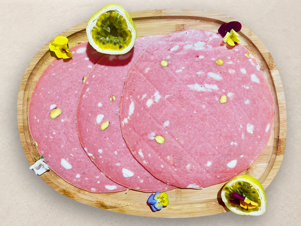 Mortadelle de veau halal à la pistache, spécialité italienne