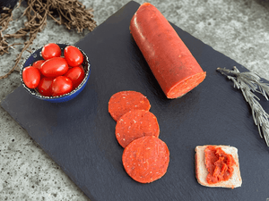 Nduja halal en morceaux vue d’ensemble