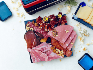 Sélection de charcuteries fines halal pour accompagnement raclette