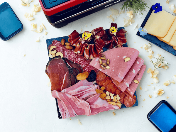 Sélection de charcuteries fines halal pour accompagnement raclette
