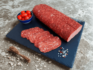 Tranches de Spianata halal de bœuf avec herbes