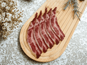 pancetta de bœuf halal fumée tranchée – Noor Gourmet